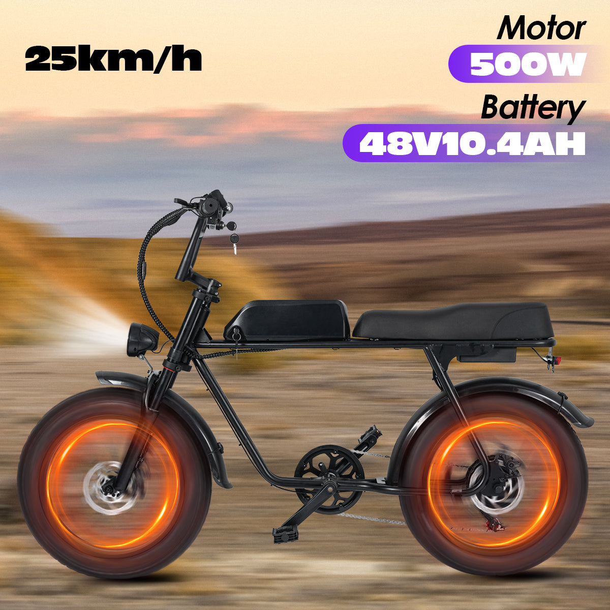 electric bicycle off road Mountain off-road electric bicycle – LuckRoll Ebike