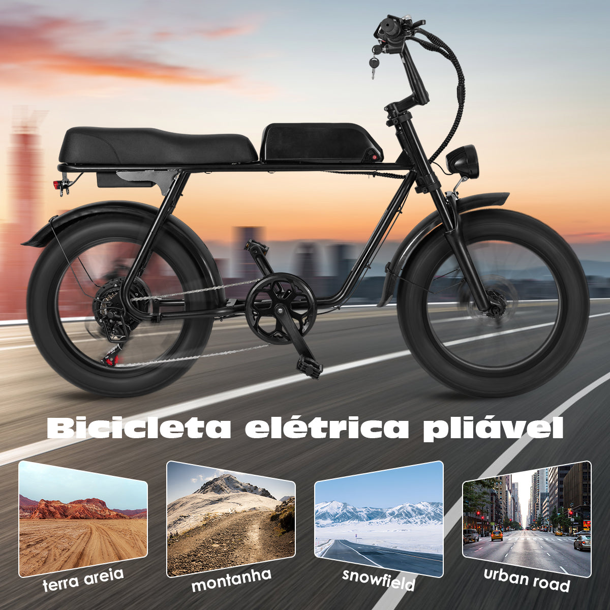 Mountain off-road electric bicycle