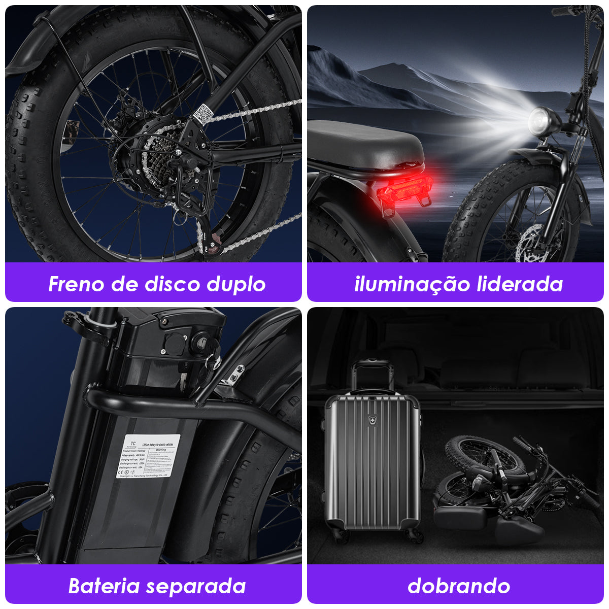 Compact Foldable Electric Bike