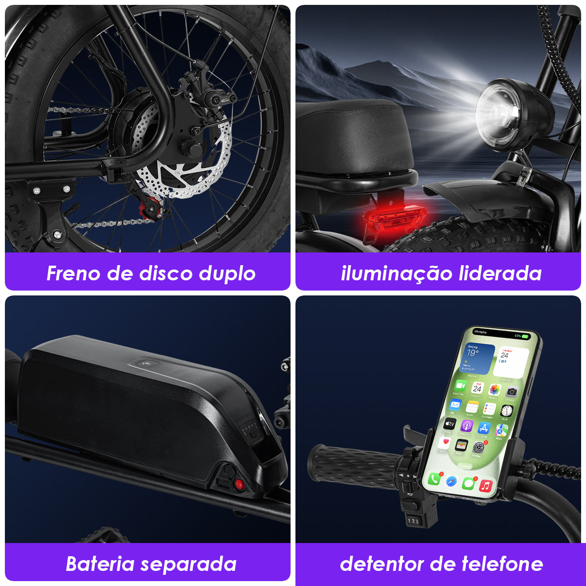Mountain off-road electric bicycle