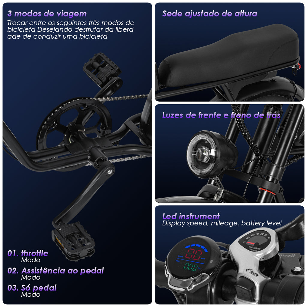 Mountain off-road electric bicycle