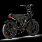 LuckRoll Electric Bike Moped for Adults with NFC & Password Unlock, 2000/1500W, 40/33MPH, 48V 15/25Ah E-Bike, 100-60 Miles Electric Motorcycle, 20" Fat Tire Electric Dirt Bike (2000W 48V 25Ah-Red)